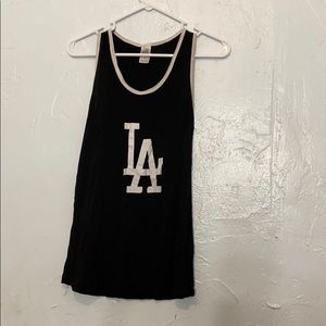 Black and White LA Tank Top
